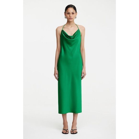 Significant Other Danika Cowl Dress in Emerald Date cocktail vacation Size 4 NWT - Picture 1 of 5